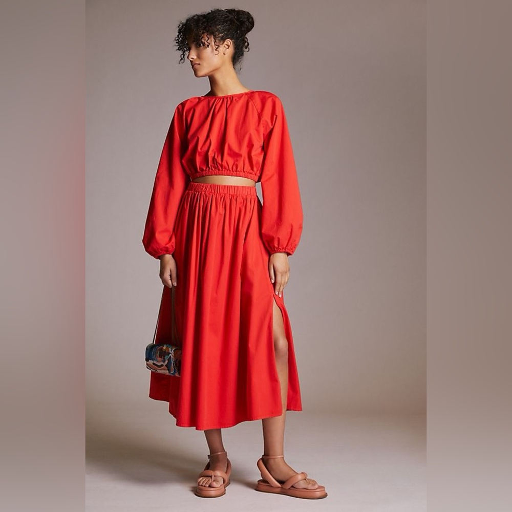 Anthropologie Sundry skirt and top matching set